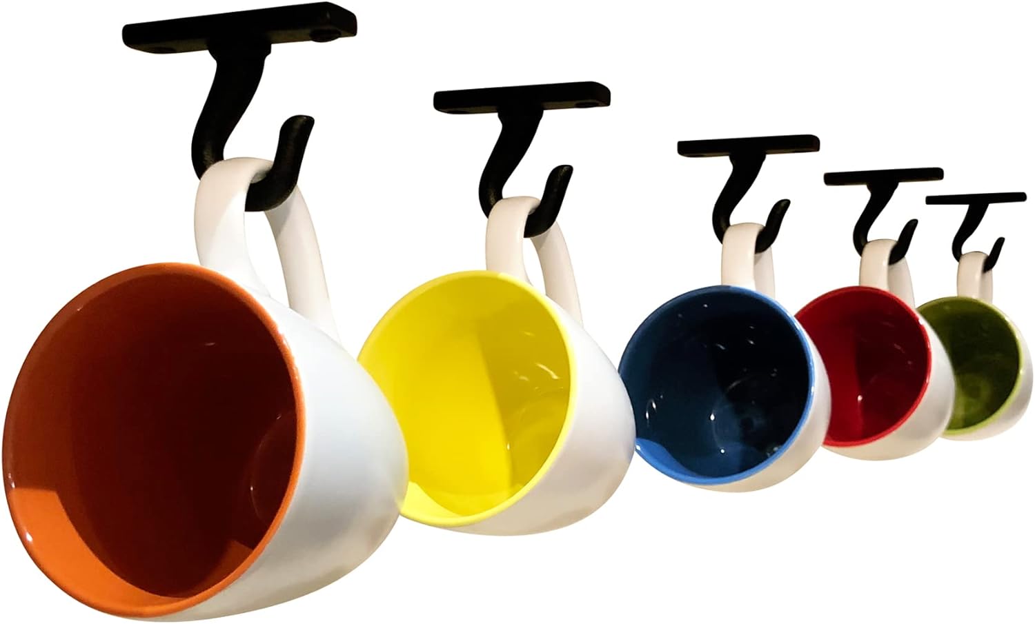 Pack of x5 Iron Cup Hooks