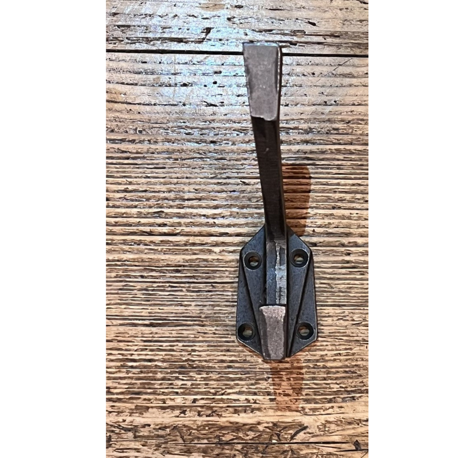 Art Deco Rustic coat hooks X4