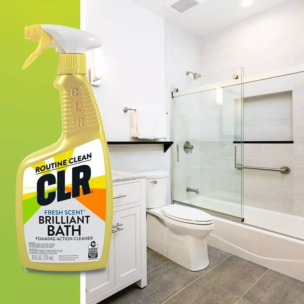 Brilliant Bath Foaming Action Cleaner, Fresh Scent, 26 Oz. Spray