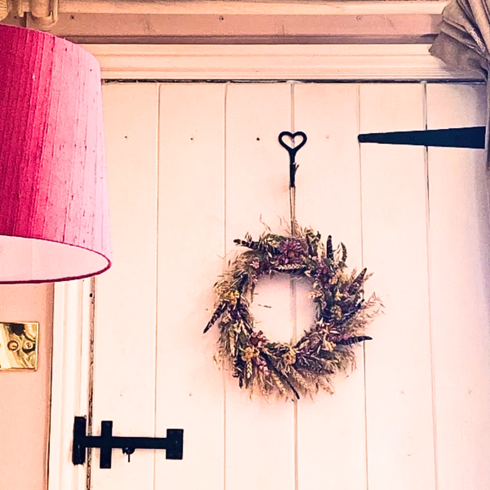 Handmade Iron Heart Hooks x6