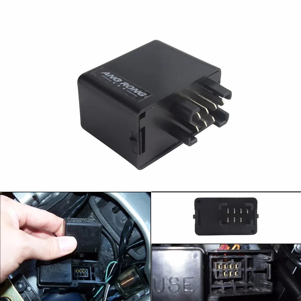 LED Flasher Relay for Suzuki Motorcycles 7-Pin for DR-Z 400S GSXR 600/750/1000 SV650
