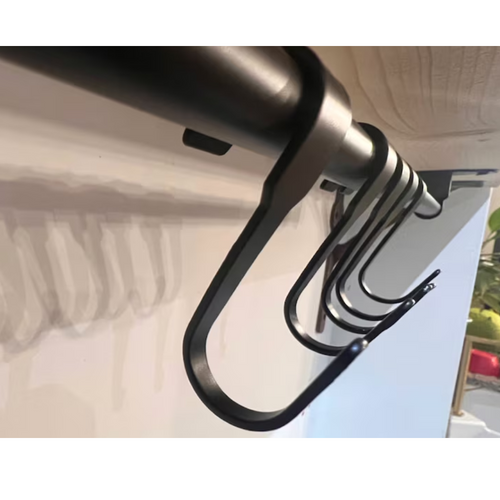 60cm pot/pan rail with all fixings and hooks