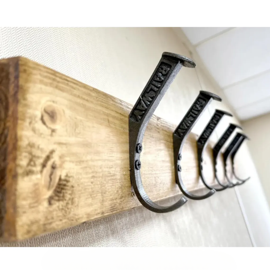 Handmade Railway Hooks x9
