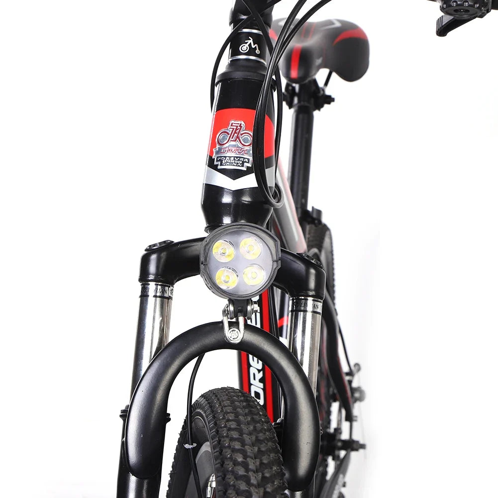 E-Bike Horn Light 2-In-1 IPX5 Waterproof Headlight and Horn, 12W/18W LED