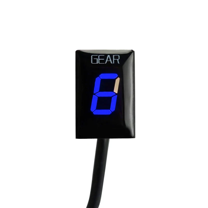 Kawasaki Z750 Z1000 Digital Gear Indicator Display Meter For 2007-2009 Motorcycles, Plastic