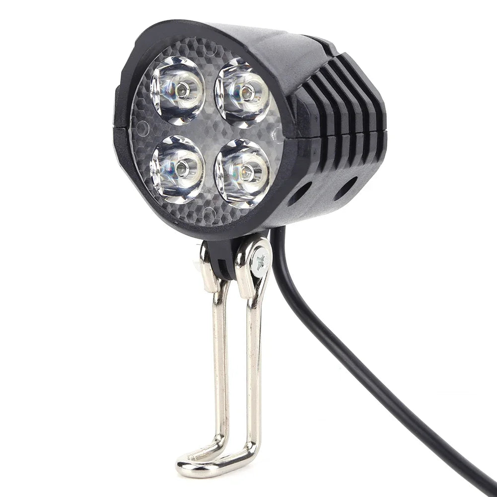 E-Bike Horn Light 2-In-1 IPX5 Waterproof Headlight and Horn, 12W/18W LED