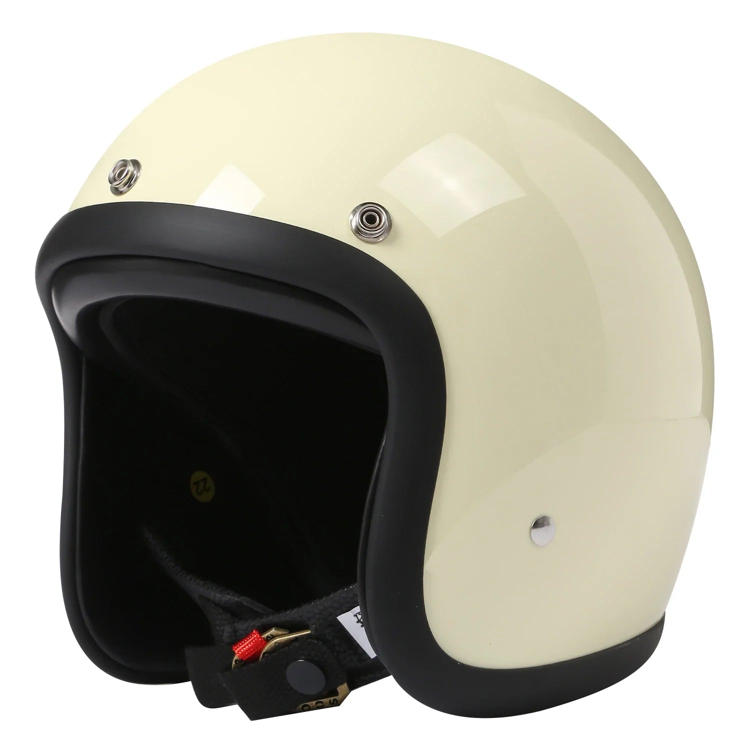 Vintage Japanese Style Open Face Helmet for Café Racers and Scooters