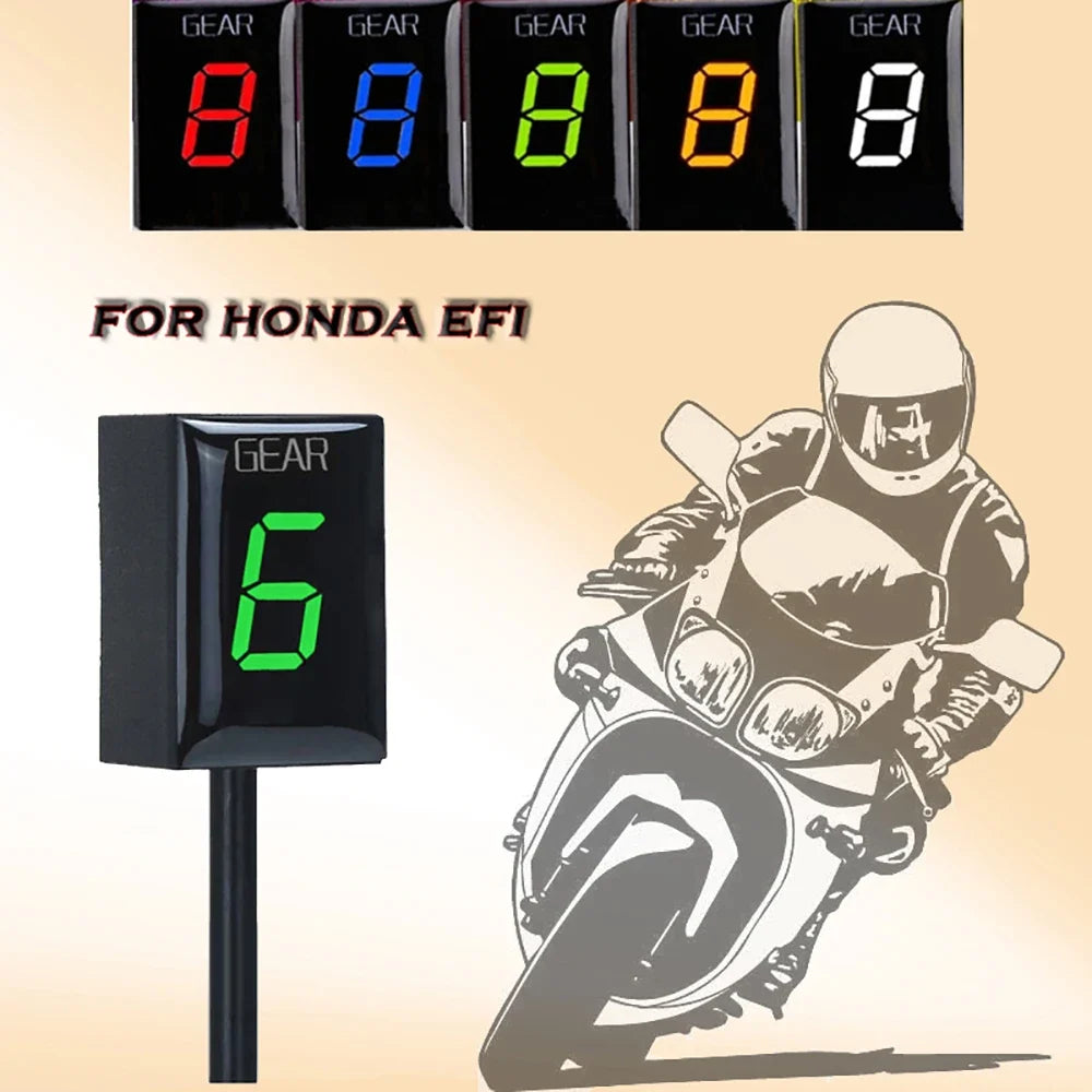 Gear Indicator Speed Display Meter for Honda CBR 600RR Motorcycle Instrument Gauge Upgrade and Digital Readout