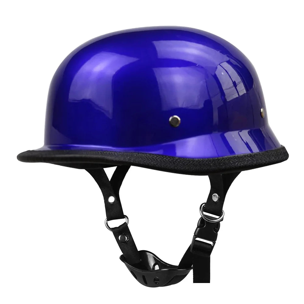 Herobiker Vintage German Half Helmet – Dot Certified