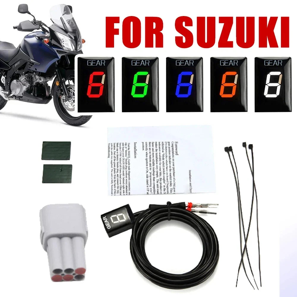 Gear Indicator For Suzuki DL650 V-Strom Digital Readout Plastic Body Easy Install Motorcycle Accessory