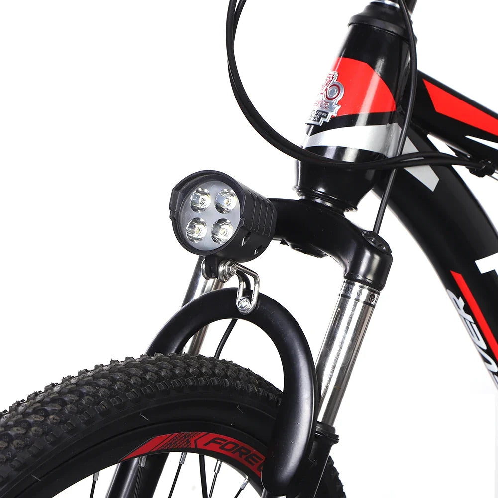 E-Bike Horn Light 2-In-1 IPX5 Waterproof Headlight and Horn, 12W/18W LED
