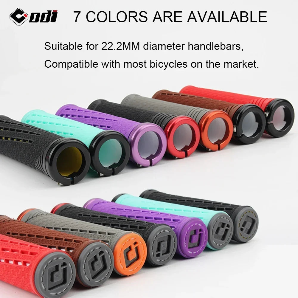 ODI CF Silicone Bike Grips with Carbon Fibre Reinforcement - Anti-slip Comfort