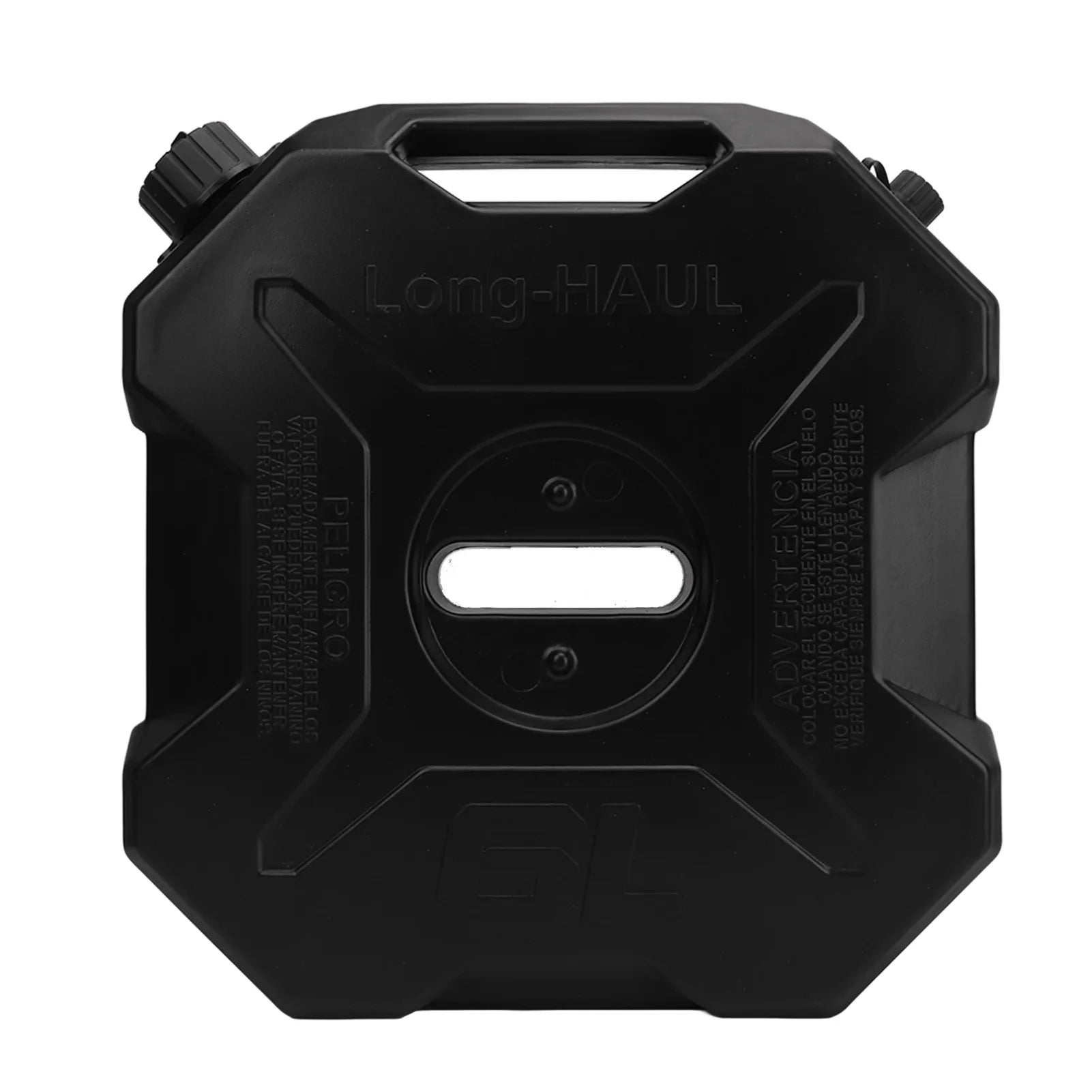 EBTOOLS 6L Fuel Tank for Cars, Motorcycles, UTVs, Black Petrol Container