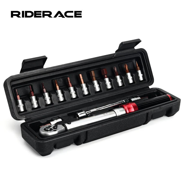 Choice Road Bike Torque Wrench Set 15Pcs Quarter Inch Drive 2 To 24 Nm
