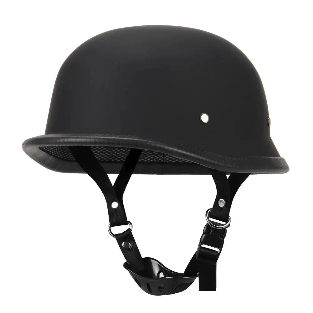 Herobiker Vintage German Half Helmet – Dot Certified