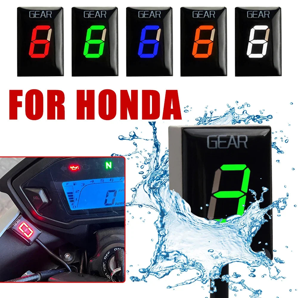 Gear Indicator Speed Display Meter for Honda CBR 600RR Motorcycle Instrument Gauge Upgrade and Digital Readout