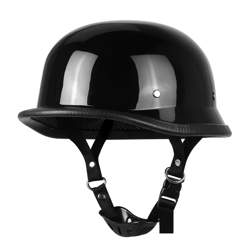 Herobiker Vintage German Half Helmet – Dot Certified