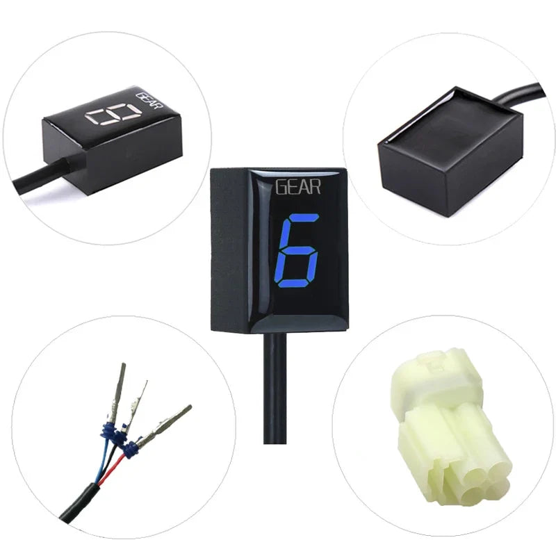 Gear Indicator Speed Display Meter for Honda CBR 600RR Motorcycle Instrument Gauge Upgrade and Digital Readout