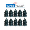Vacuum Car Tyre Repair Rubber Nail Set - Tubeless Tire Screws Kit for Motorcycles & Trucks