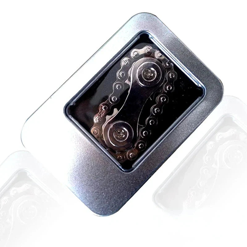 New Sprockets Flywheel Fingertip Gyro Fidget Spinner Antistress Anxiety Metal Bike Chains Christmas Gift For Adult Kids